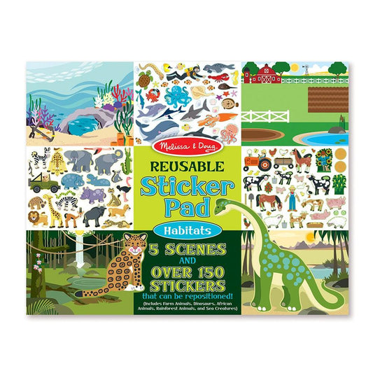Reusable Sticker Book - Match the Animal to Its Habitat