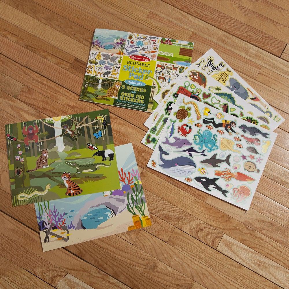 Reusable Sticker Book - Match the Animal to Its Habitat