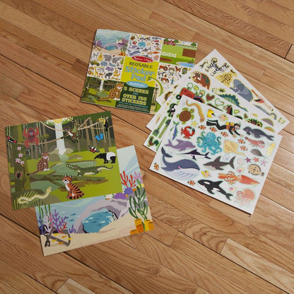 Reusable Sticker Book - Match the Animal to Its Habitat