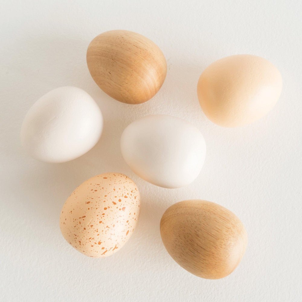 Wooden Half-Dozen Eggs Crate