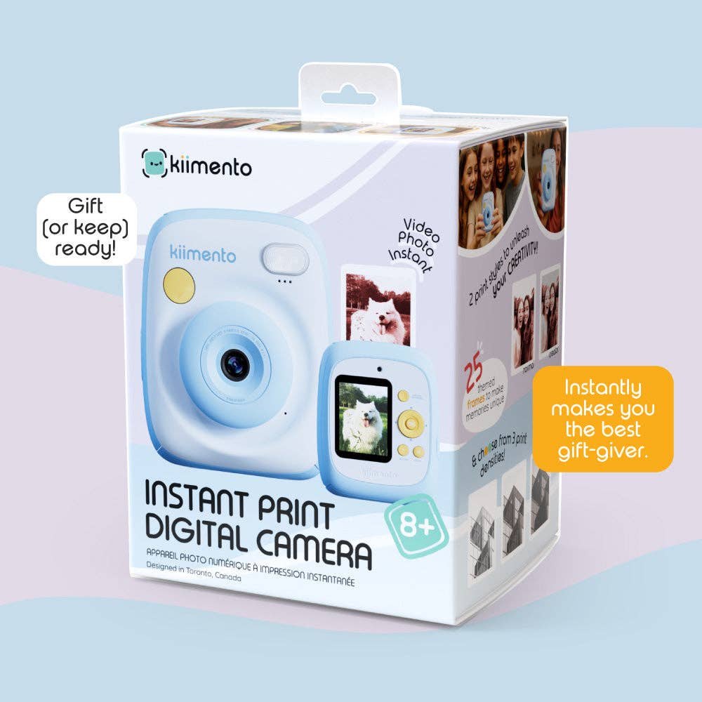 Kiimento Print Pro Instant Camera - Sky Blue (Model P2)
