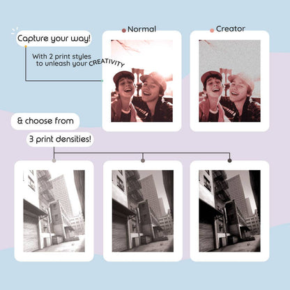 Kiimento Print Pro Instant Camera - Sky Blue (Model P2)
