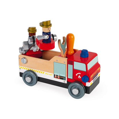 Brico'Kids Wooden Fire Truck