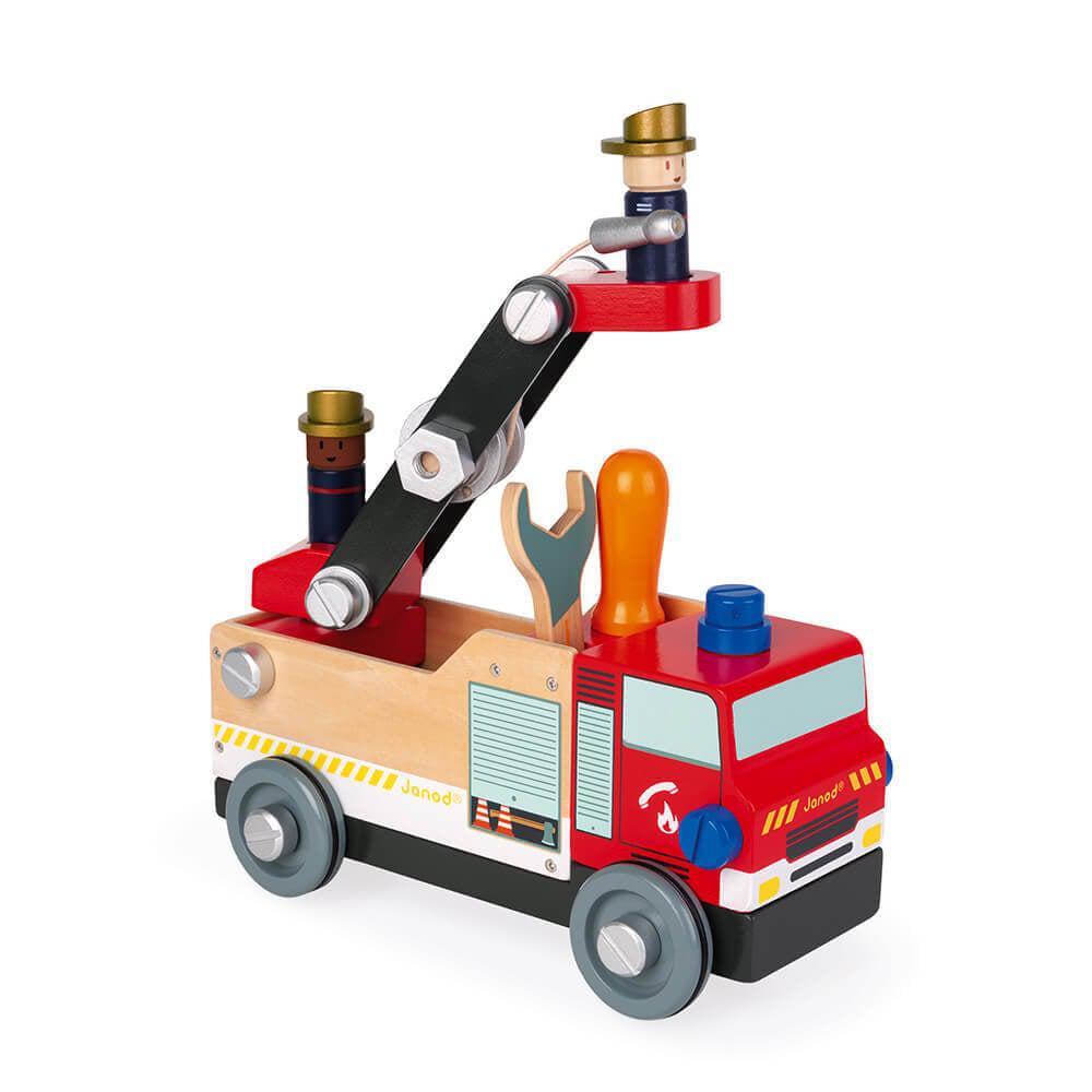 Brico'Kids Wooden Fire Truck