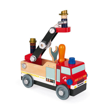 Brico'Kids Wooden Fire Truck