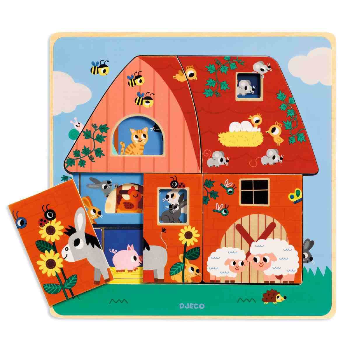 Chez Moo 3-Level Puzzle