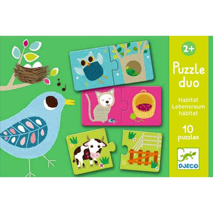 Duo Puzzle - Habitat (10 x 2 pcs)