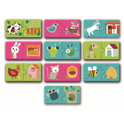 Duo Puzzle - Habitat (10 x 2 pcs)