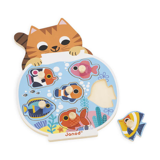 Wooden Puzzle - Aquarium (6 pcs)