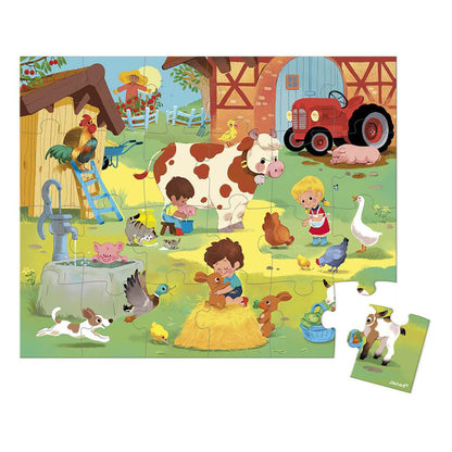 Puzzle - A Day at the Farm (24 pcs)