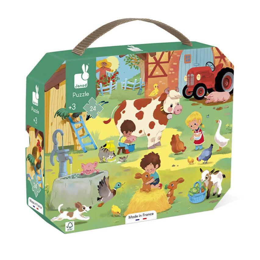 Puzzle - A Day at the Farm (24 pcs)