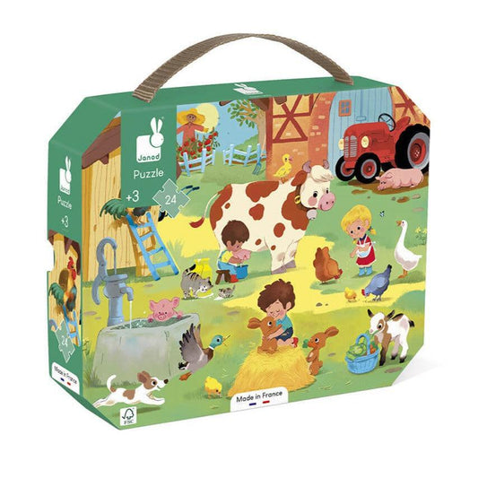 Puzzle - A Day at the Farm (24 pcs)