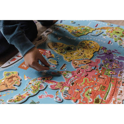 Magnetic Puzzle - World Map (92 pcs)