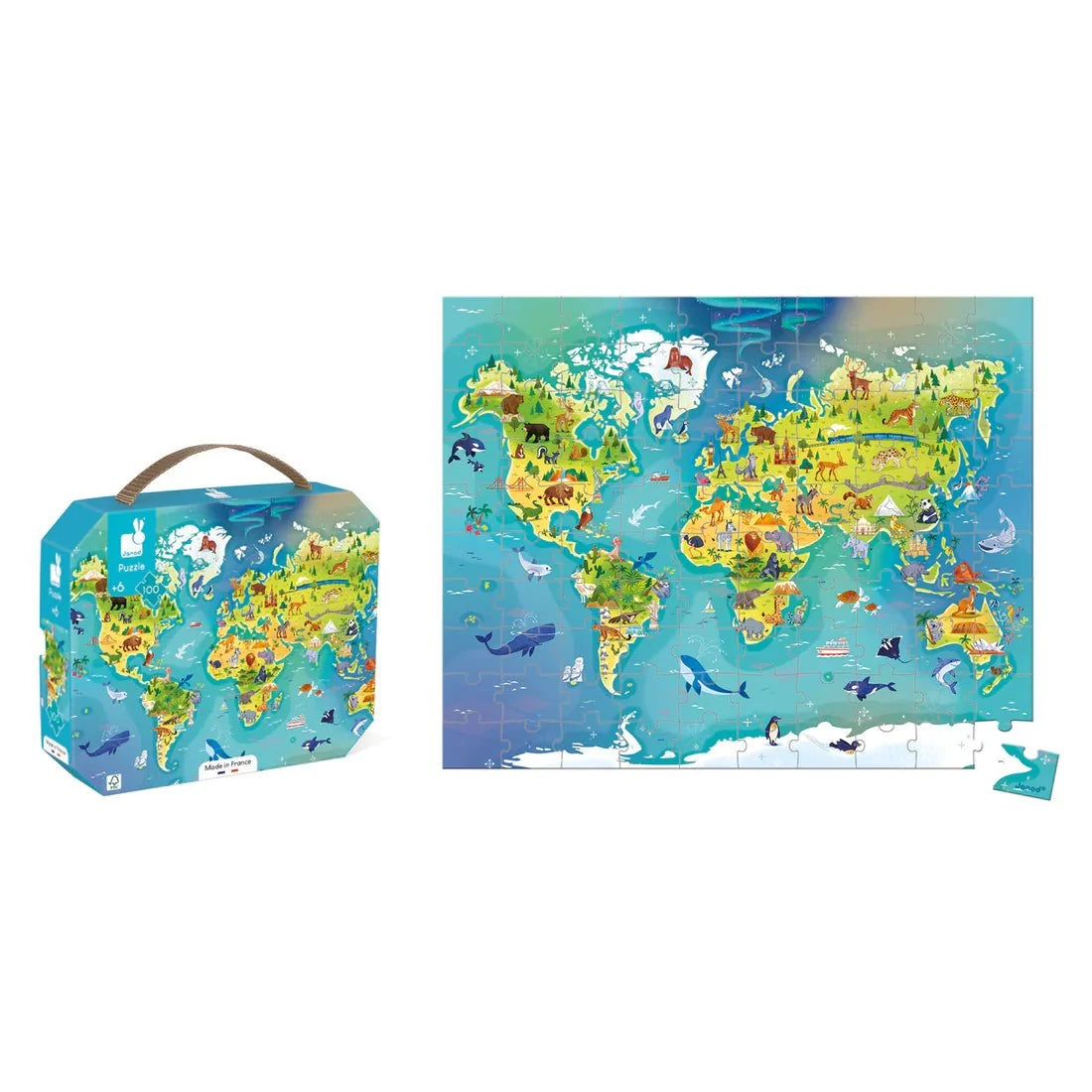Puzzle - World (100 pcs)