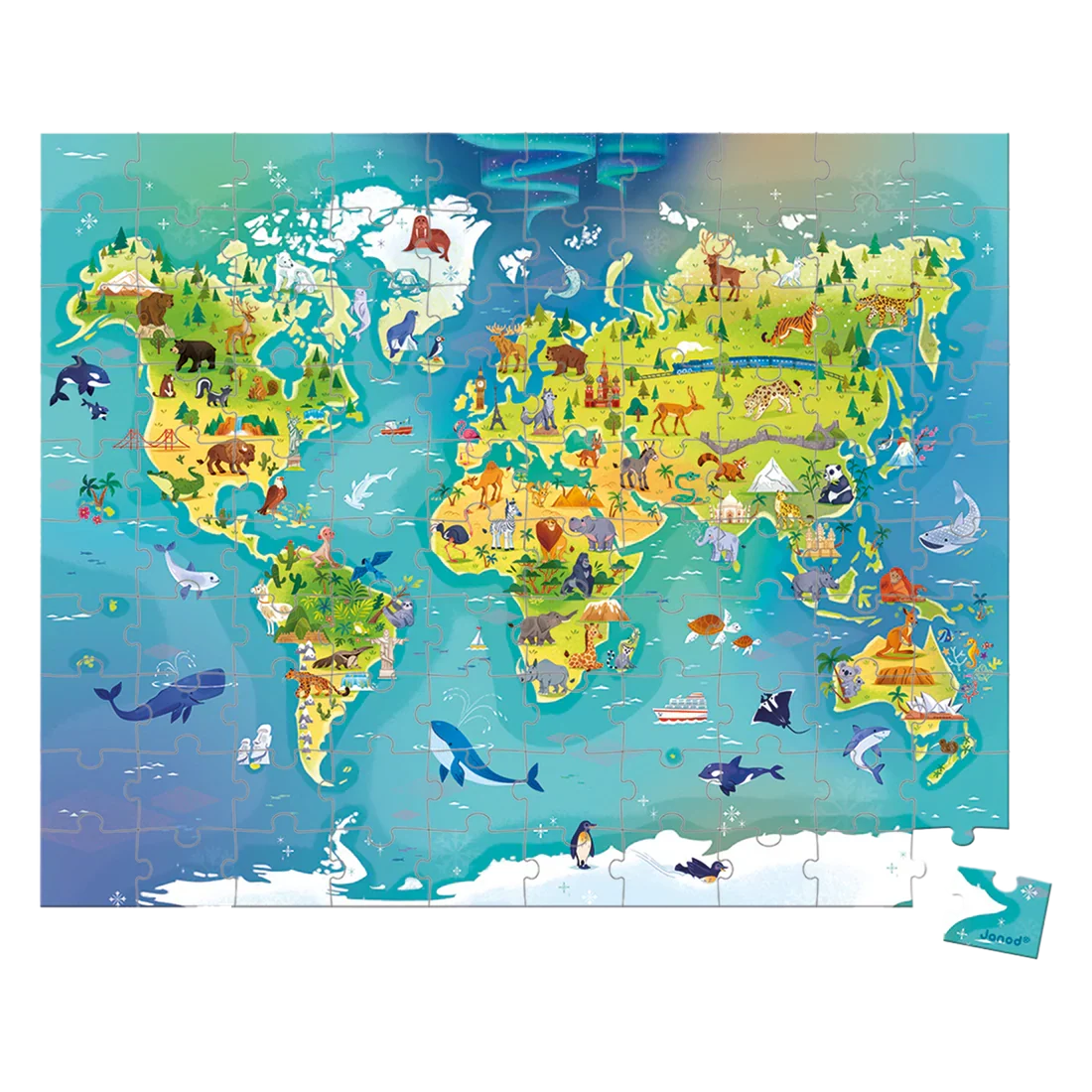 Puzzle - World (100 pcs)