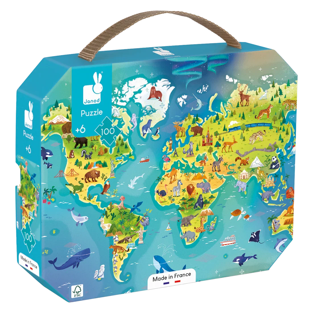 Puzzle - World (100 pcs)