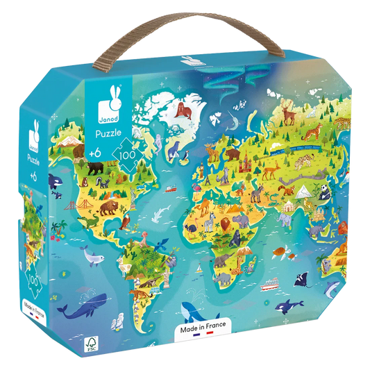 Puzzle - World (100 pcs)