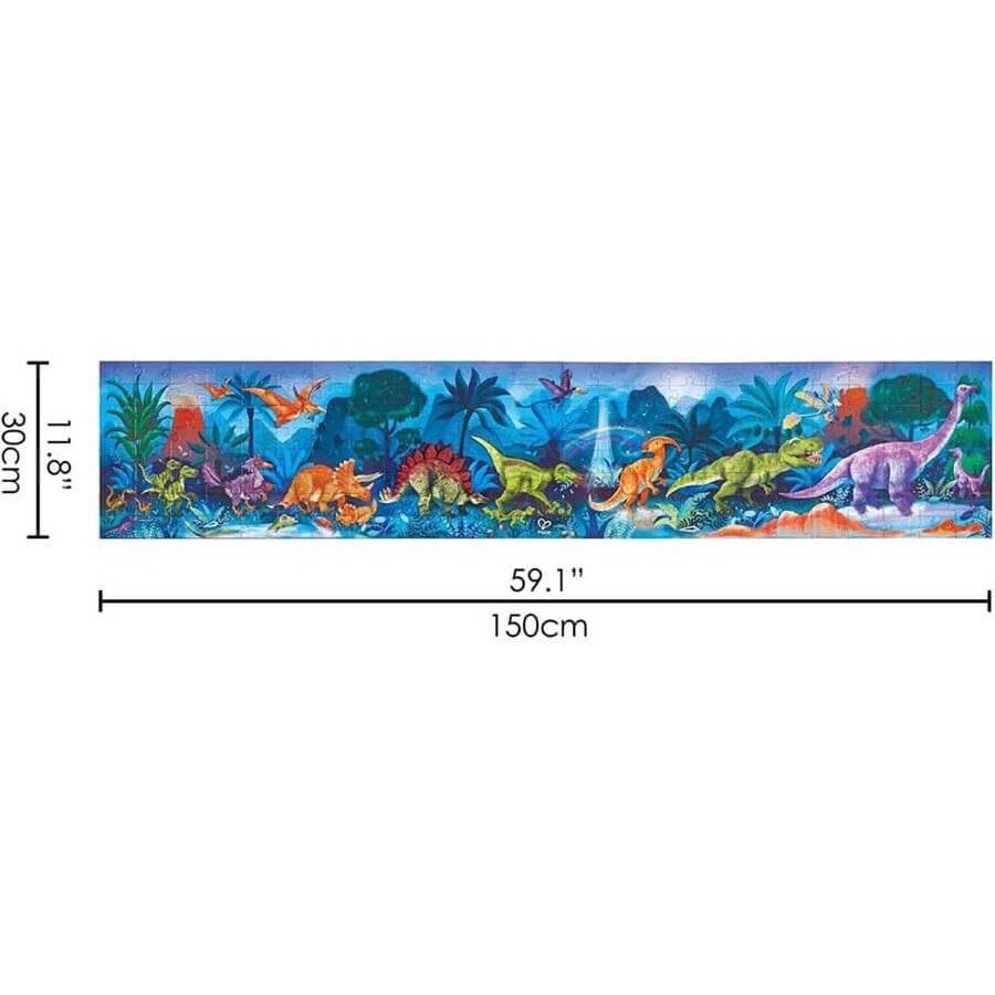 Glow-in-the-Dark Puzzle - Dinosaurs (200 pcs)