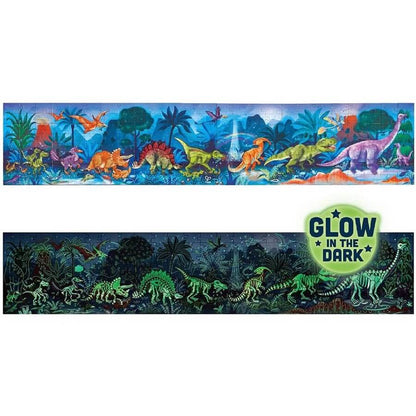 Glow-in-the-Dark Puzzle - Dinosaurs (200 pcs)