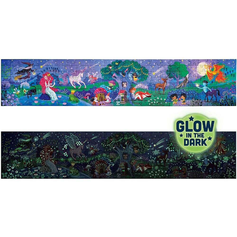 Glow-in-the-Dark Puzzle - Magic Forest (200 pcs)