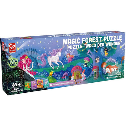 Glow-in-the-Dark Puzzle - Magic Forest (200 pcs)