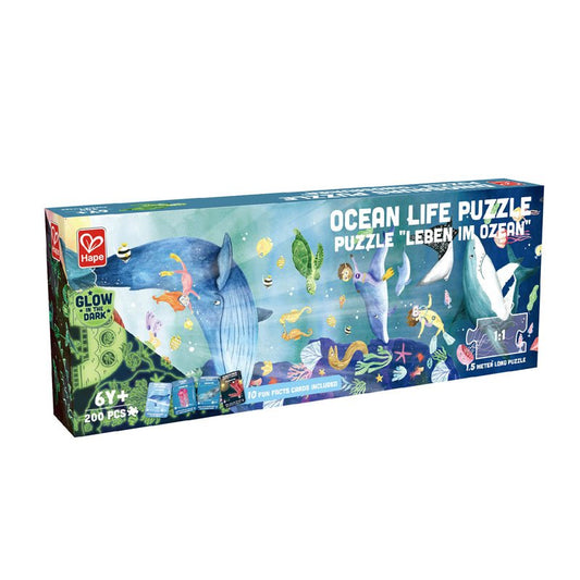 Glow-in-the-Dark Puzzle - Underwater Life (200 pcs)