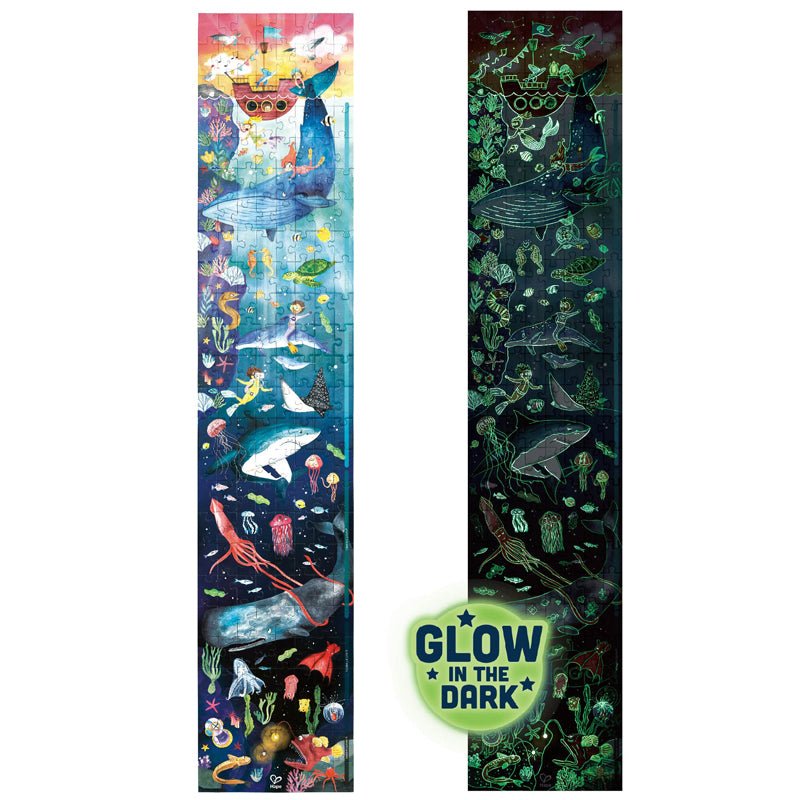 Glow-in-the-Dark Puzzle - Underwater Life (200 pcs)