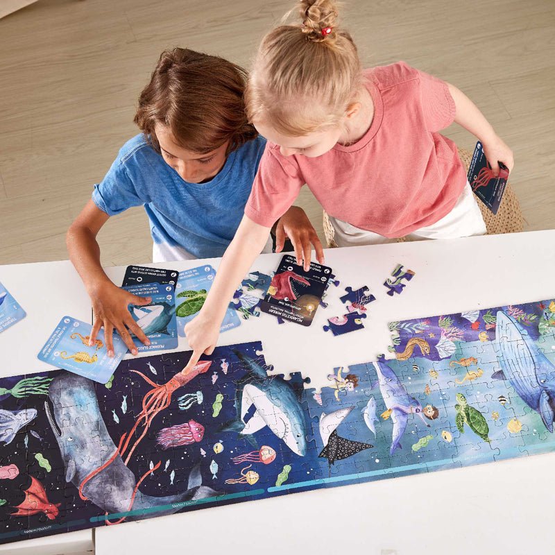 Glow-in-the-Dark Puzzle - Underwater Life (200 pcs)