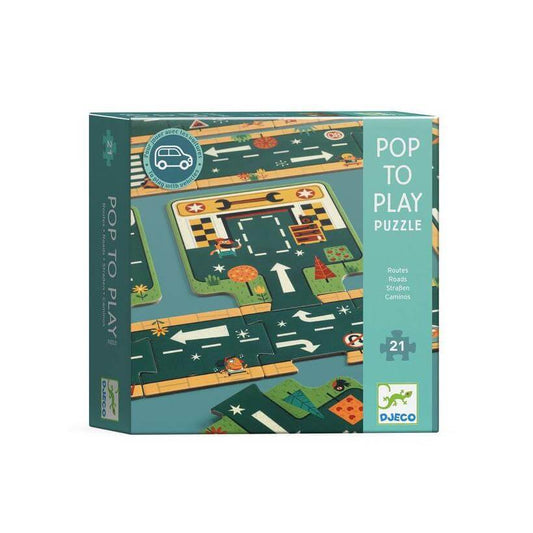 Pop to Play Puzzle - Roads