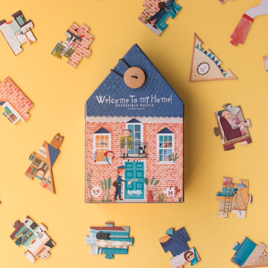 Reversible Puzzle - Welcome to My Home (36 pcs)