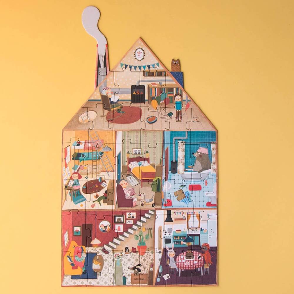 Reversible Puzzle - Welcome to My Home (36 pcs)