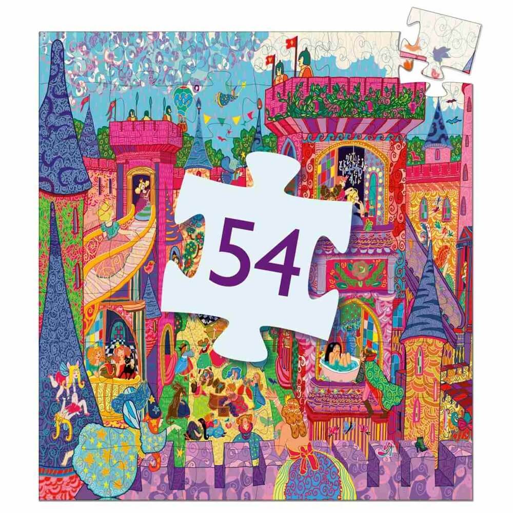 Silhouette Puzzle - Fairy Castle (54 pcs)