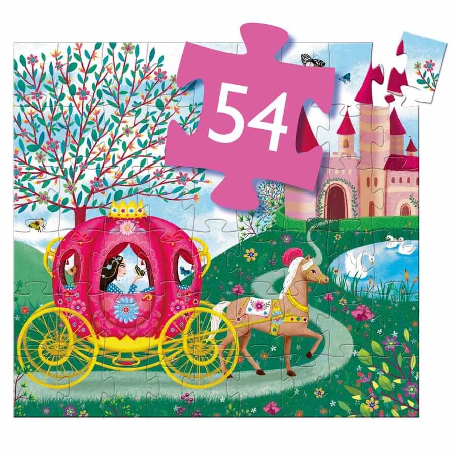 Silhouette Puzzle - Elise's Carriage (54 pcs)