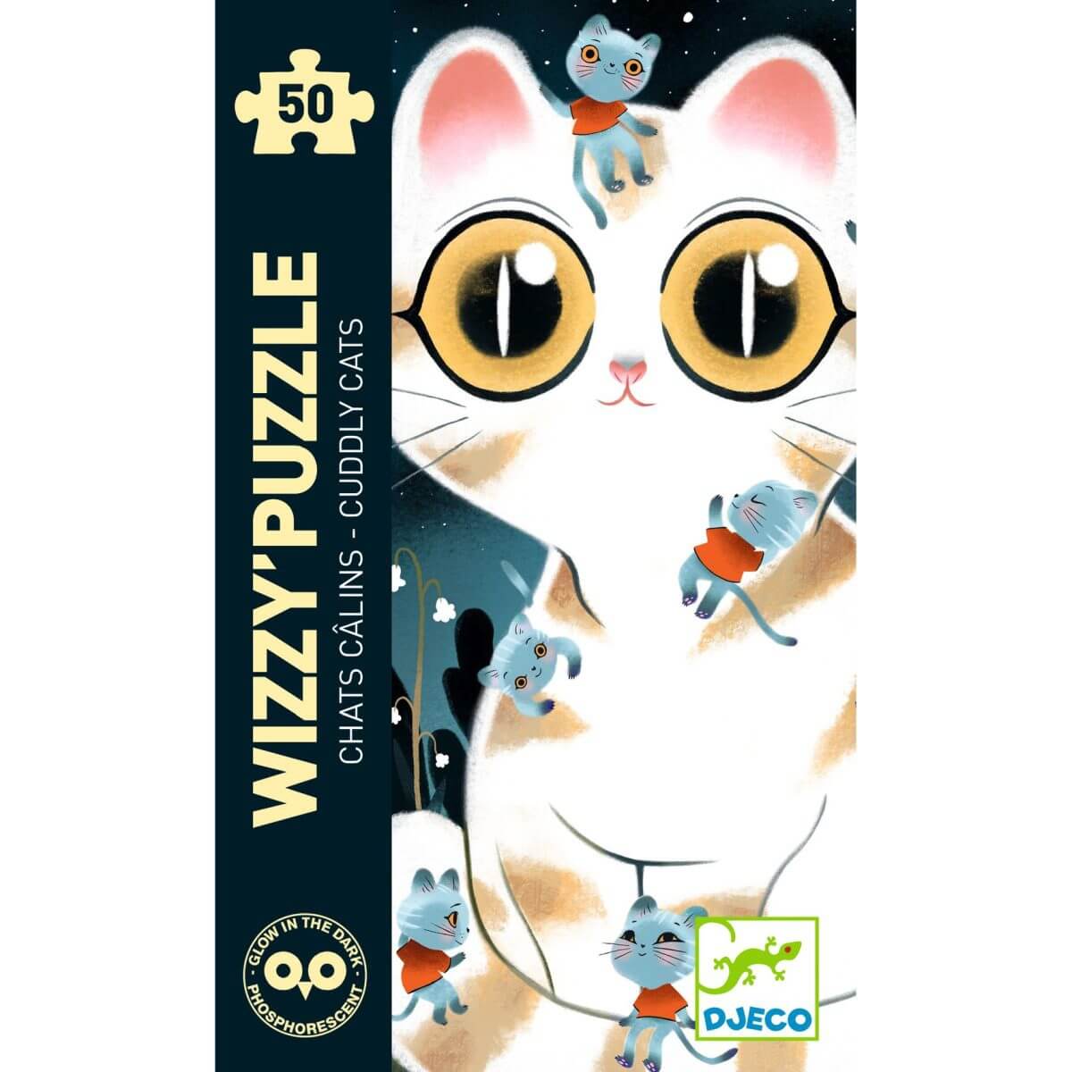 Wizzy Puzzle - Cuddly Cats (50 pcs)