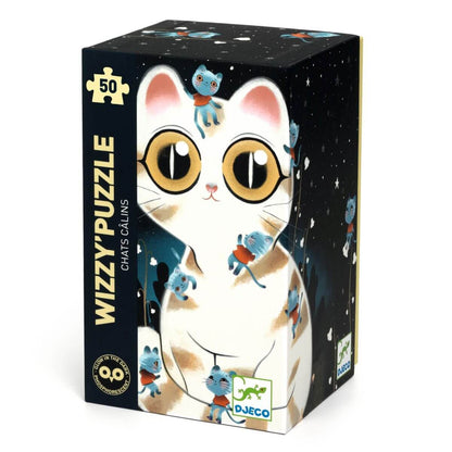Wizzy Puzzle - Cuddly Cats (50 pcs)