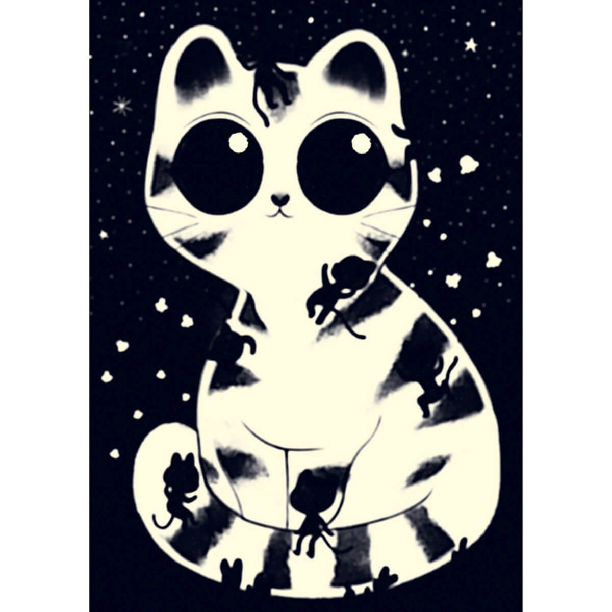 Wizzy Puzzle - Cuddly Cats (50 pcs)