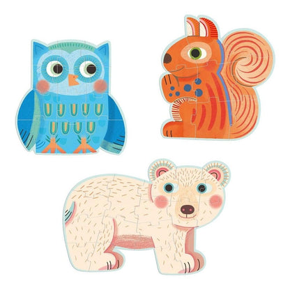 Giant Puzzles - In the Forest (9 to 16 pcs)