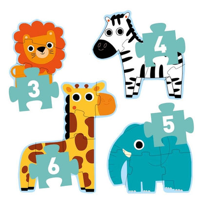 Primo Puzzles - In the Jungle (3 to 6 pcs)