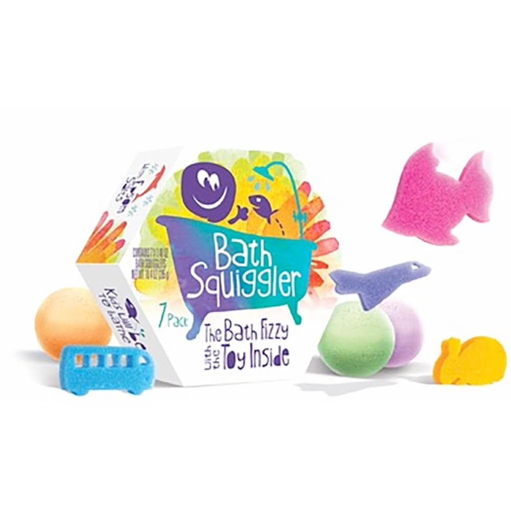 Bath Squiggler 7 Bath Bombs Gift Set