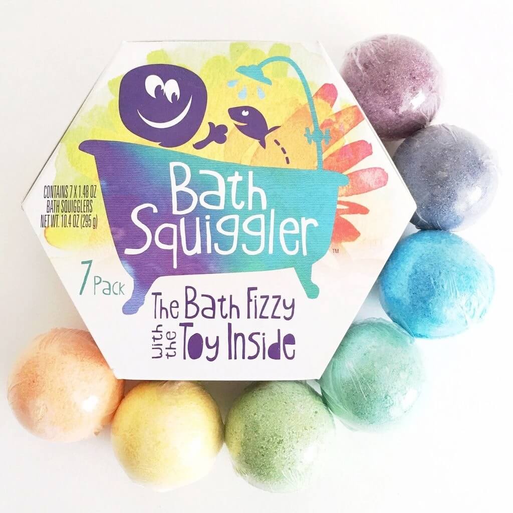 Bath Squiggler 7 Bath Bombs Gift Set