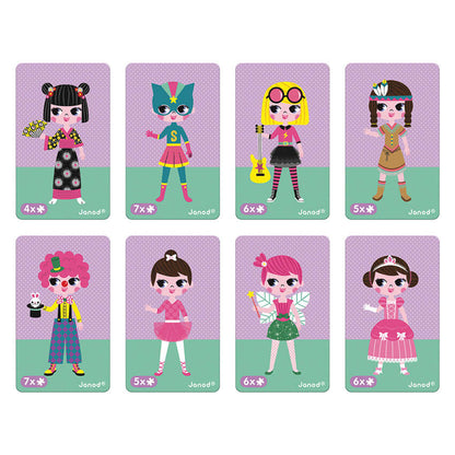 Magnetic Set - Girls' Dress-Up (54 pcs)