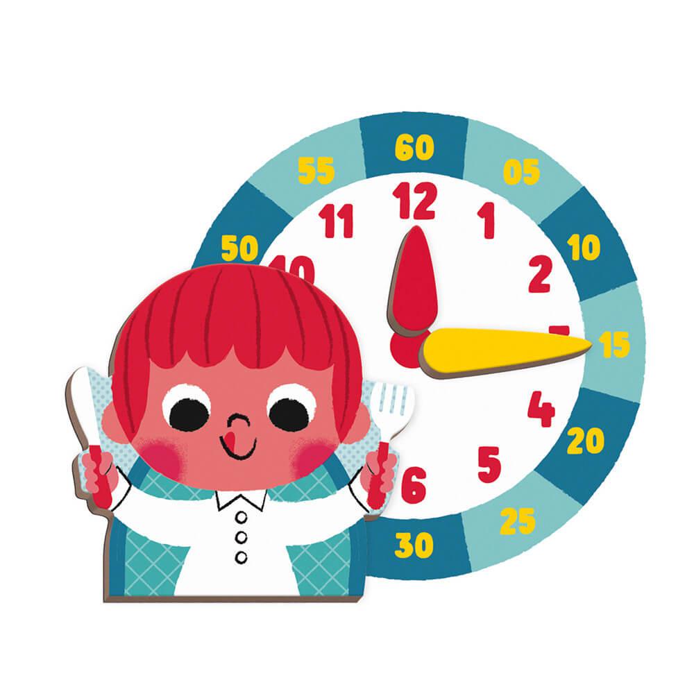 Magnetic Set - I Learn to Tell Time (75 pcs)