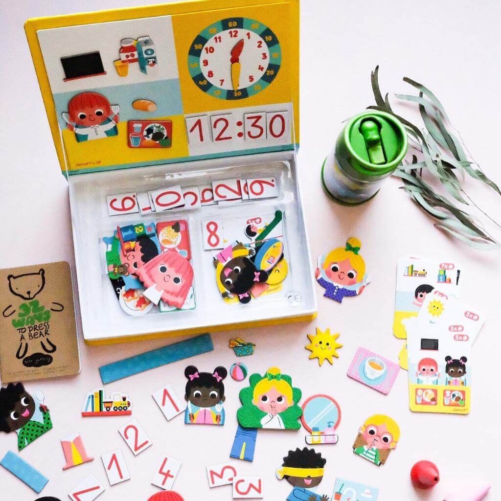Magnetic Set - I Learn to Tell Time (75 pcs)
