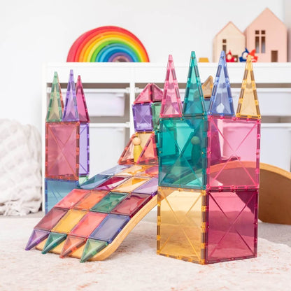 Magnetic Construction - Pastel Starter Kit (64 pcs)