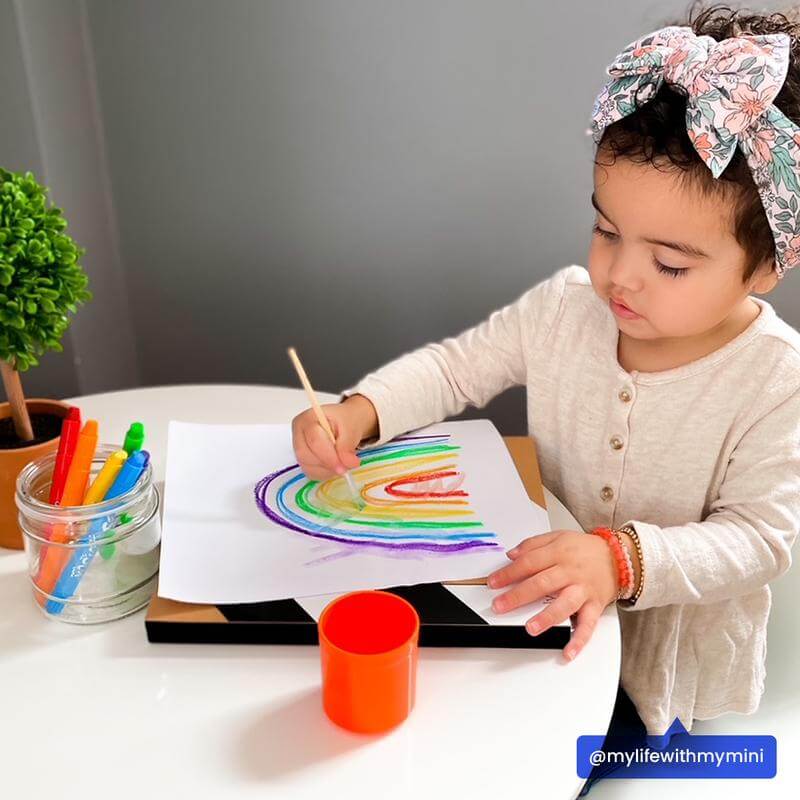 Smooth Stix Watercolor Gel Crayons (Set of 6 + Brush)