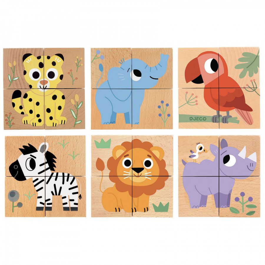 Wild & Co Wooden Cubes