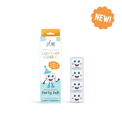 Glo Pals Light-Up Bath Cubes (Pack of 4)
