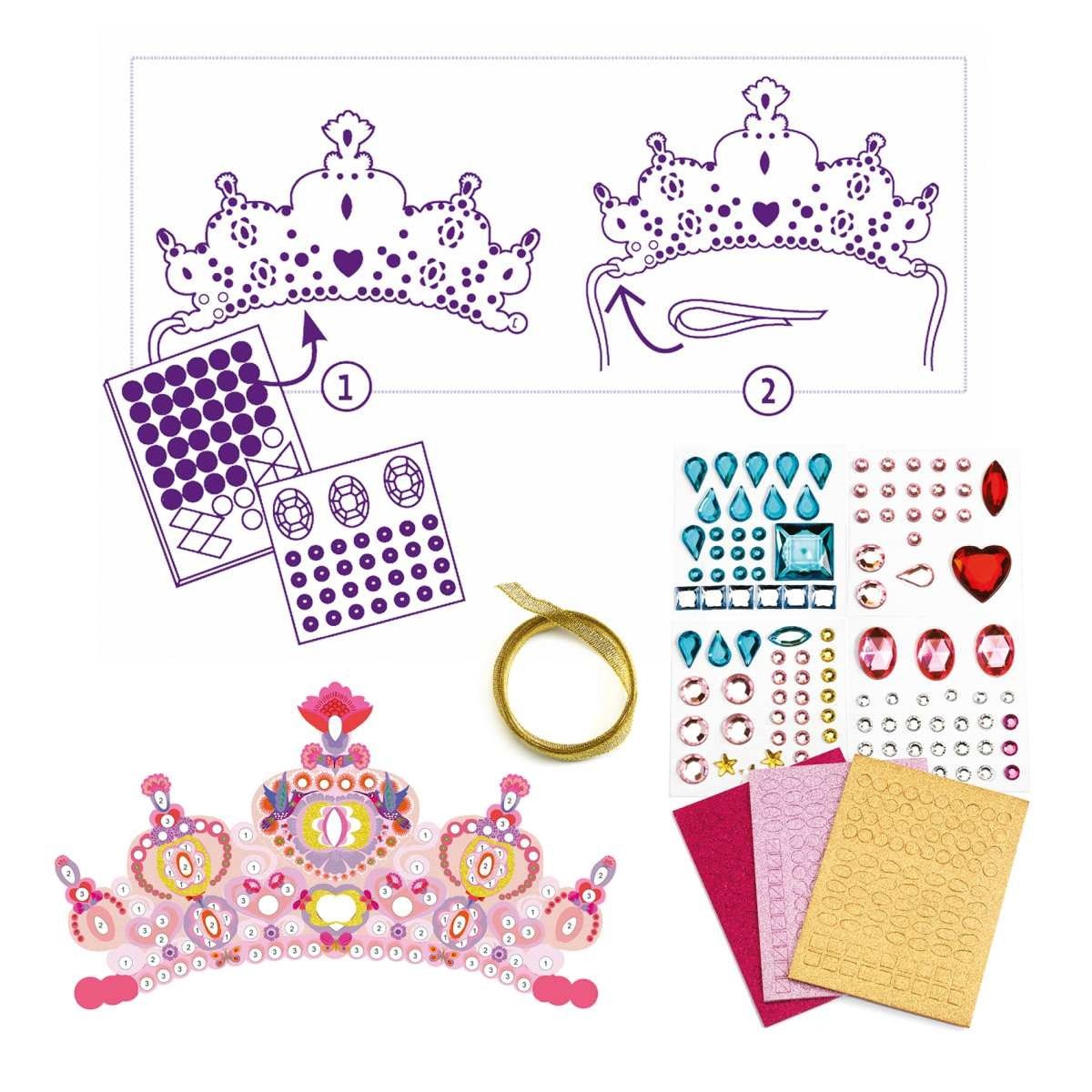 DIY Mosaic Tiaras - Like a Princess