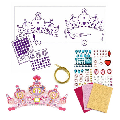 DIY Mosaic Tiaras - Like a Princess