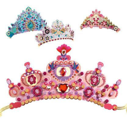 DIY Mosaic Tiaras - Like a Princess